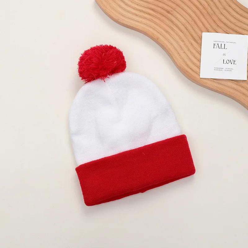 2pcs Cosplay Funny Beanie Hat and Gloves,Character Park Winter Warm Knit Hat Winter Christmas Costume Accessories for New Years