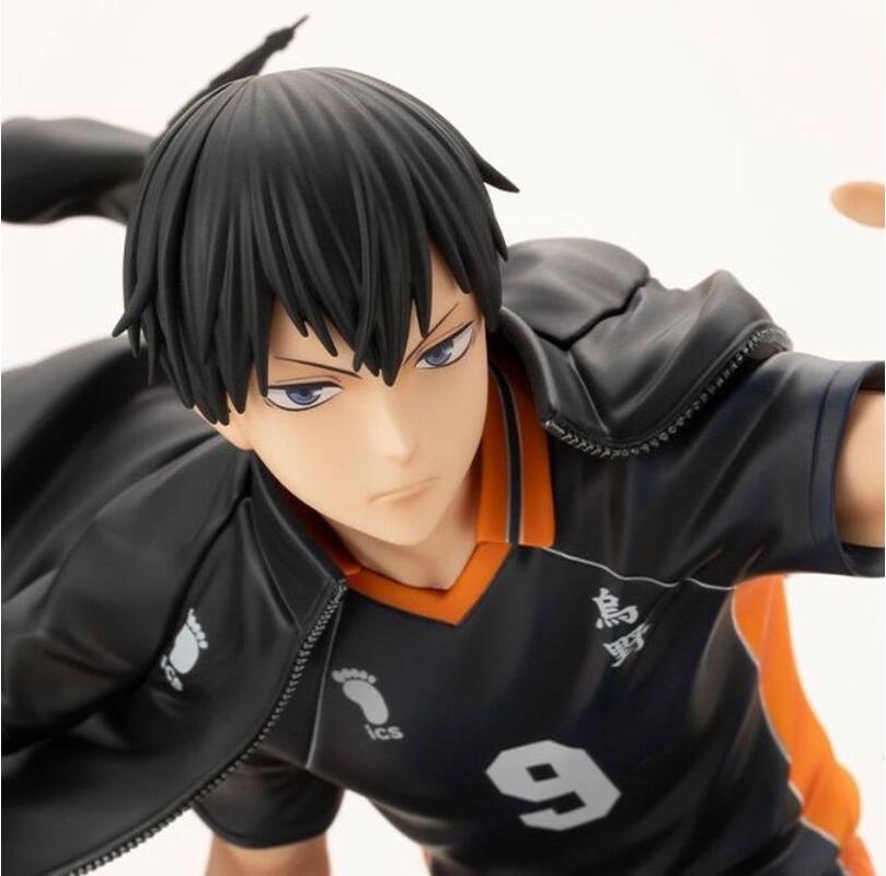 Haikyuu Anime Figure Hinata Shoyo Kageyama Tobio Crow Tree Stump Statue Desktop Decor Boxed Figurine For Anime Manga Fans