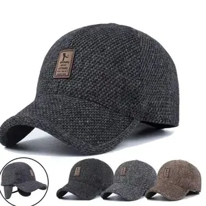 Outdoor Casual Adjustable Baseball Cap Earmuffs Hat Warm Hats