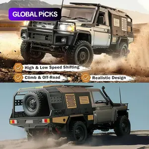 Mangou Mn82s Off-Road Climbing Car RC Remote Control Model, Four-Wheel Drive High Power Toyota Pickup, Includes 1200mah Lithium Battery, Remote Controlled Car