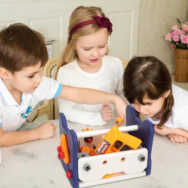 Kids Tool Set - Toddler Tool Kit with Drill, Includes Construction Toys for Boys & Girls Ages 3-6, Ideal for Christmas and Birthday Gifts Kids Tool Set - Toddler Tool Kit with Drill, Includes Construction Toys for Boys & Girls Ages 3-6, Ideal for Christmas and Birthday Gifts