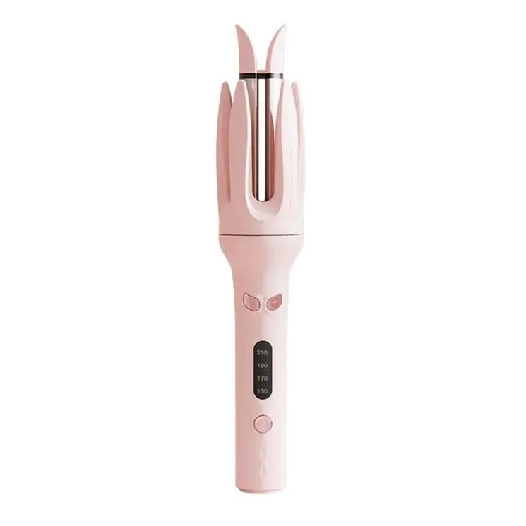 Automatic Curling Iron Rotating, Self Curling Hair Curler Anti-Tangle & Fast Heating, Safe Styling Home and Professional Hair Styling Tool for All Hair Types Travel Use