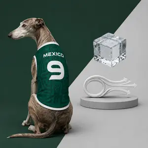 1pc Football Style Dog Summer Clothes, Ideal for Outdoor Activities, Keeps Dogs Cool and Comfortable, Perfect for Hot Weather