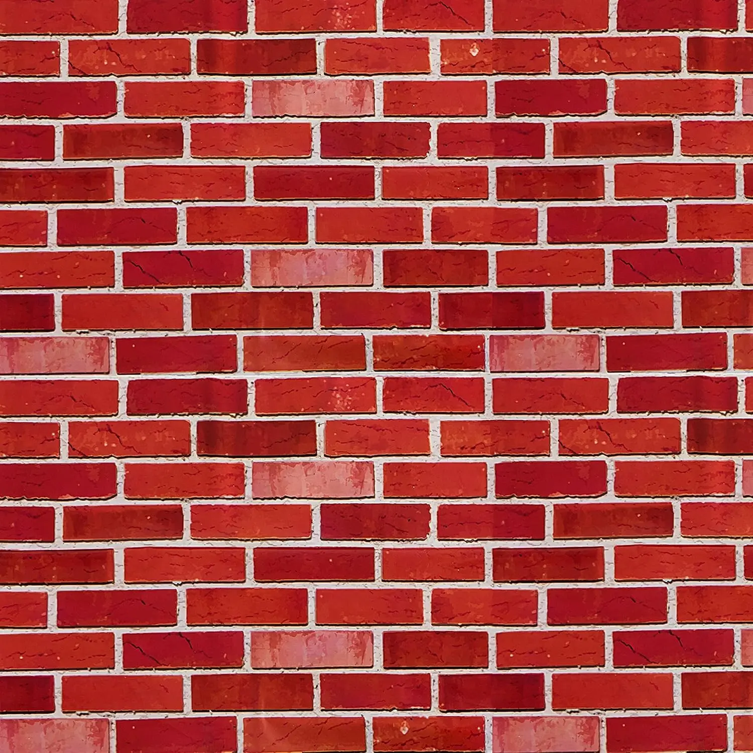 Red Brick Wall Backdrop Roll 4 x 30 Ft Christmas Party DecorationsGift