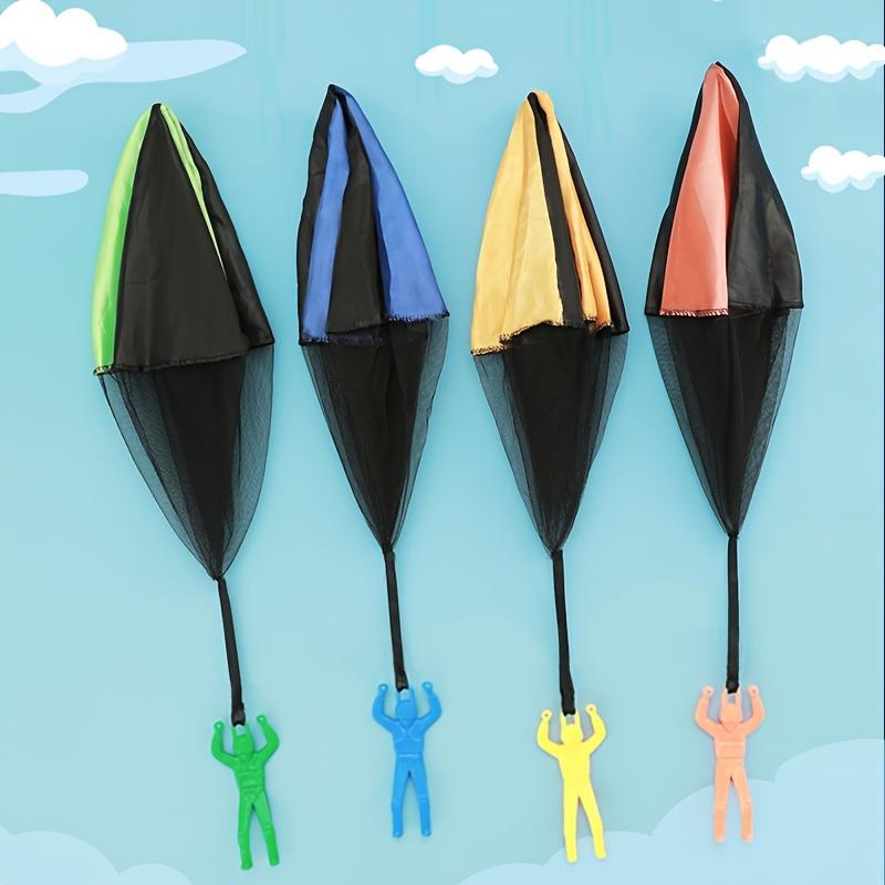 1 piece of tangled parachute figure hand-thrown soldier square outdoor youth flying toy