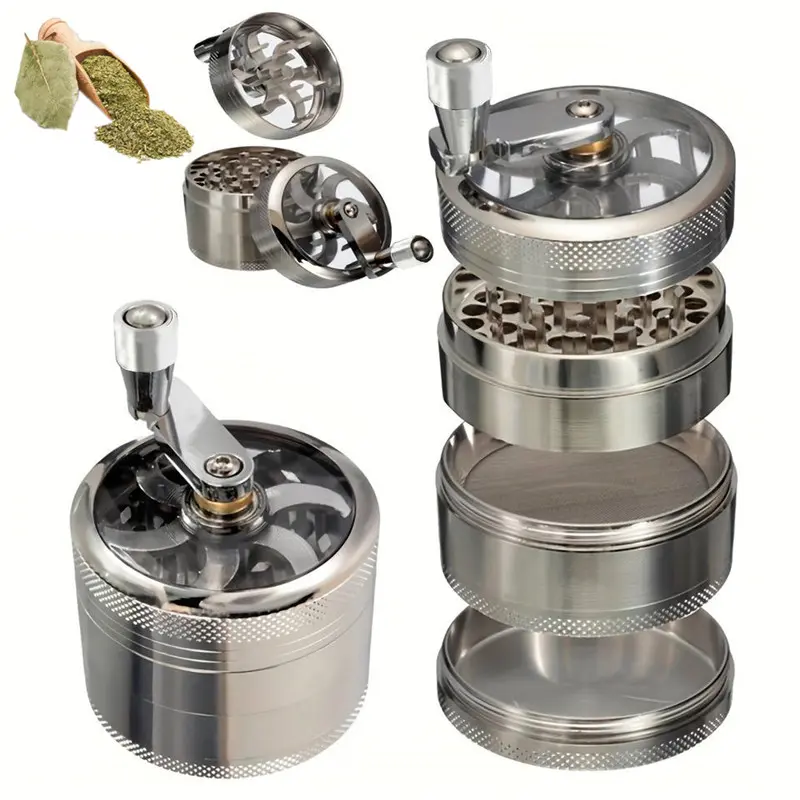 Multifunctional Nut and Hard Spice Grinder for Nutmeg Ginger Rock Salt and Peppercorn Hand tools, crushers Kitchen Tools