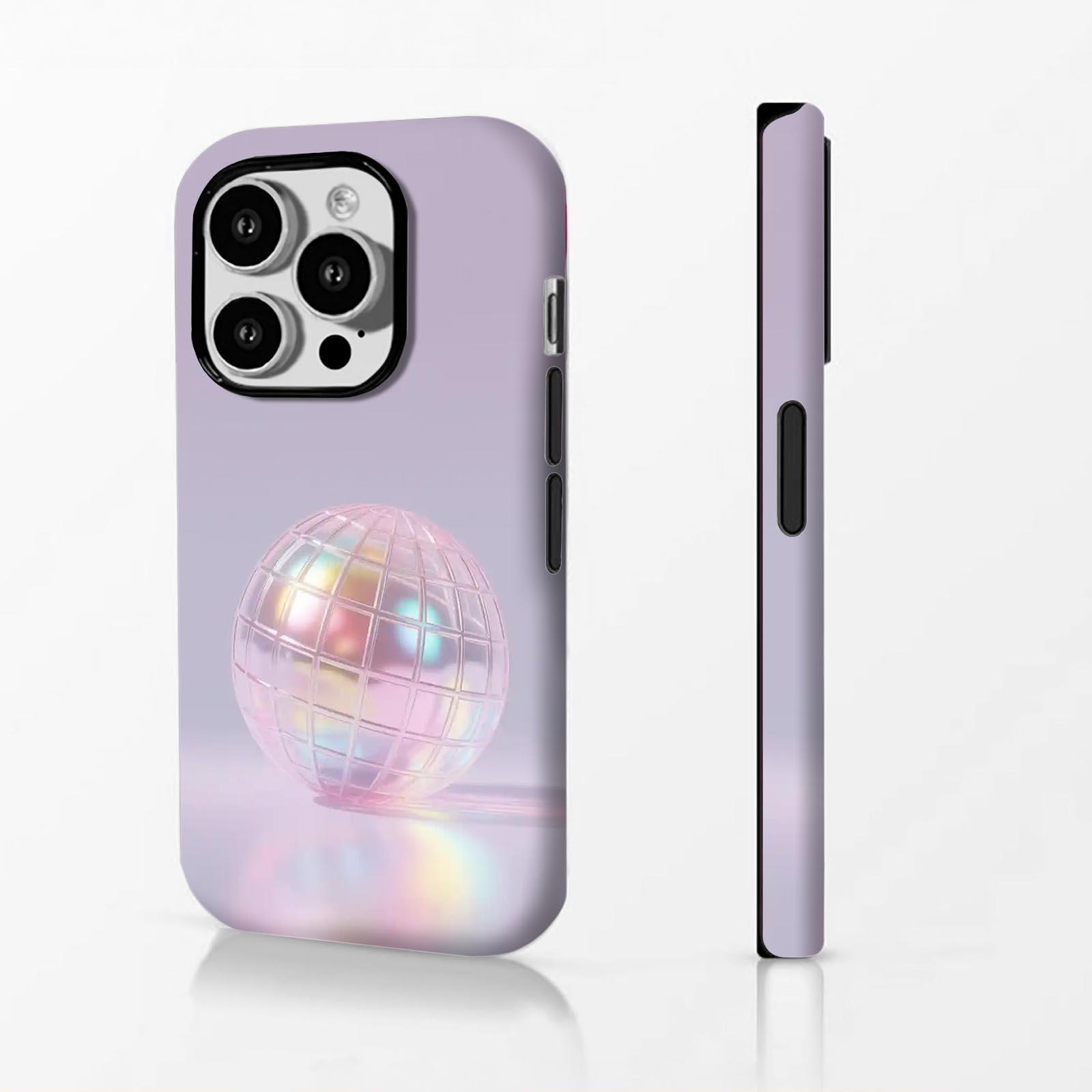 Holographic, disco ball Soft And Hard Two-In-One Film Printed Full Pattern Case For IPhone 16 15 14 13 1211 Pro Max Plus Phone Case Holographic, disco ball Soft And Hard Two-In-One Film Printed Full Pattern Case For IPhone 16 15 14 13 1211 Pro Max Plus Phone Case