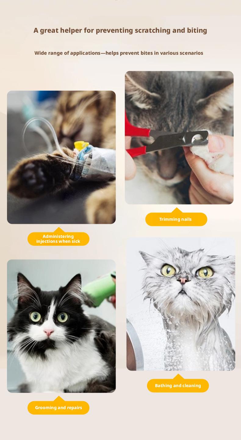 PetBoba Transparent Cat Space Head Cover Elizabeth Collar, Anti-Bite Anti-Scratch Anti-Licking Anti-Fighting Pet Protective Headgear for Bathing & Nail Trimming