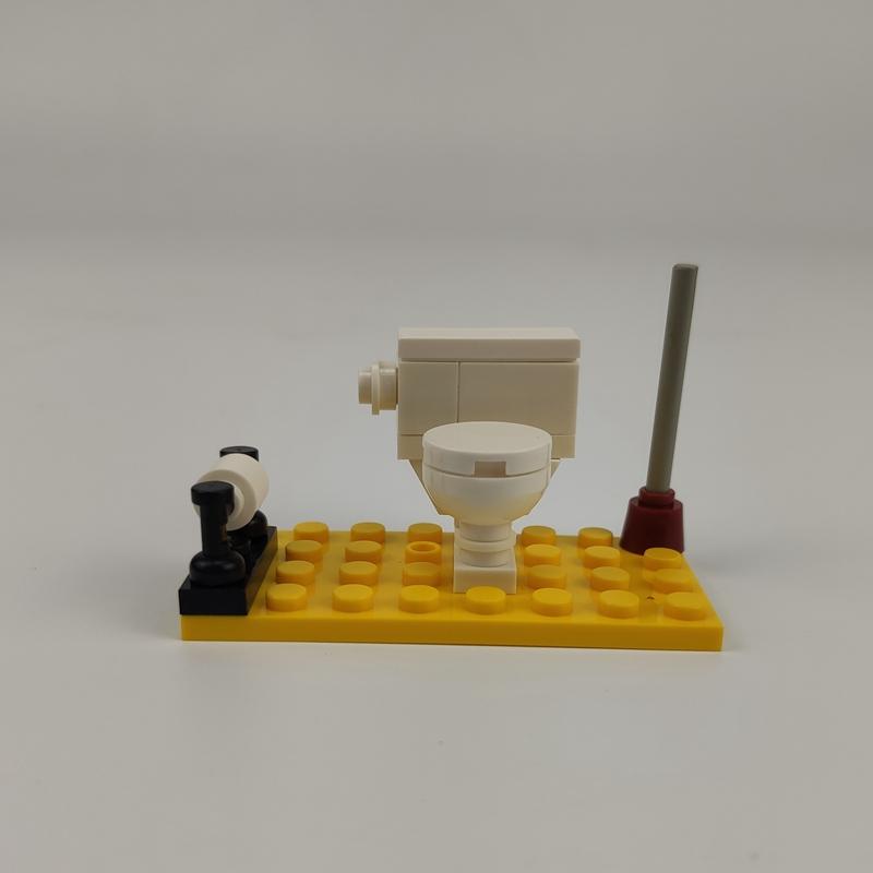 Locking City MOC Furniture Bathroom Public Toilet Building Blocks Toys for Children Assemble City Block DIY Parts Learning Gifts Locking City MOC Furniture Bathroom Public Toilet Building Blocks Toys for Children Assemble City Block DIY Parts Learning Gifts
