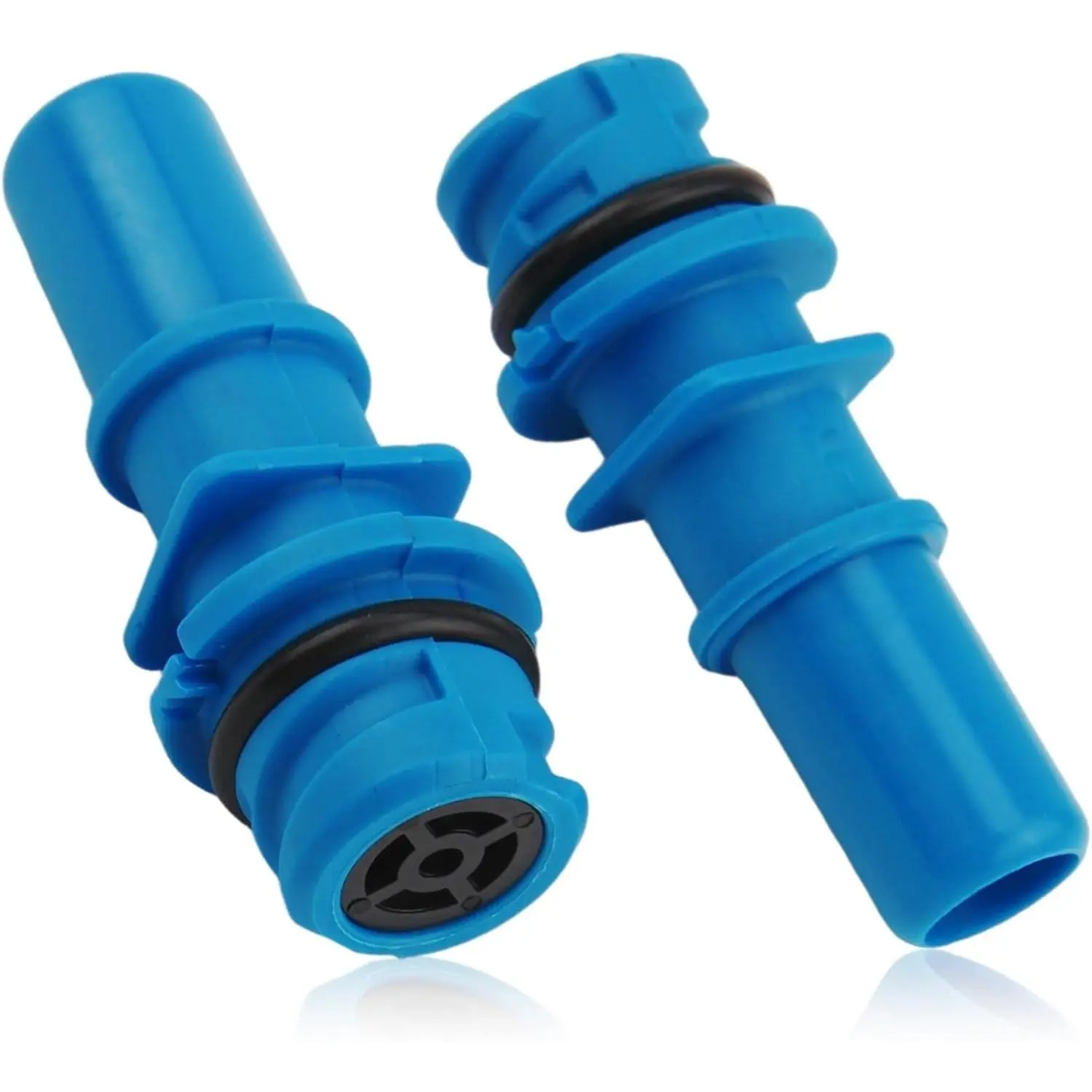 PCV Valve Fitting, Blue Thermoplastic Exhaust Positive Crankcase Ventilation Valve (2 Pcs) for Car Repair, Exhaust Parts, Fits Multiple Ford E-150 E-250 E-350 E-450 F-150 F-250 F-350 F-450 F-53