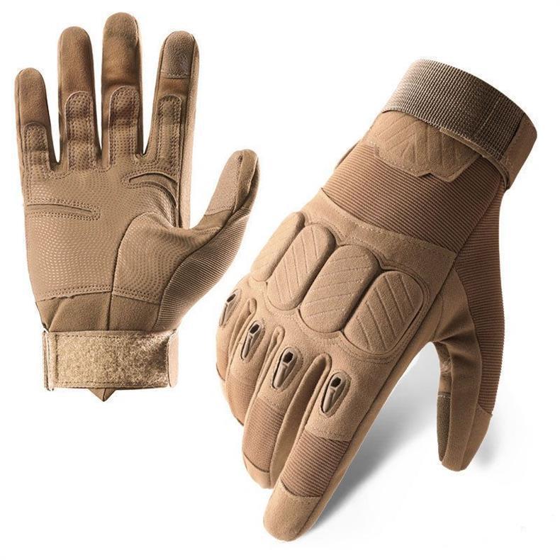 Tactical gloves, unisex, full-finger, for outdoor sports, mountaineering, non-slip, special forces, military enthusiasts, motorcycle riding, hard shell gloves