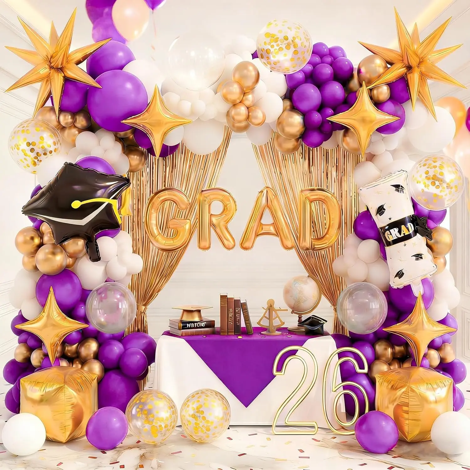 Graduation Balloon Arch Kit 2026,  , 194 count