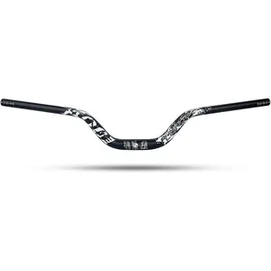 Mountain Bike Handlebar 31.8mm 35/50/70/90/120mm Rise Options 780mm Cutable Width Lightweight T6 Aviation Aluminum for MTB Trail Commuter Bikes Durable Ergonomic Chameleon Pattern 90mm Rise