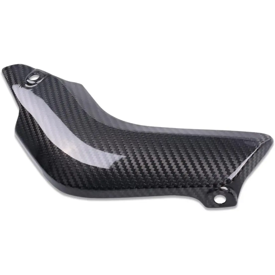 100% Real 3K Carbon Fiber Exhaust Heat Shield Cover Guard Fit for Honda 2007-2026 CBR600RR CBR 600RR Glossy Twill Weave