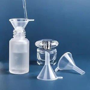 10-Pack Mini Plastic Funnel, Ideal for Perfume, Essential Oils, Crafts, Transparent Liquid Filler, Multi-Use Small Bottle Filling Tool