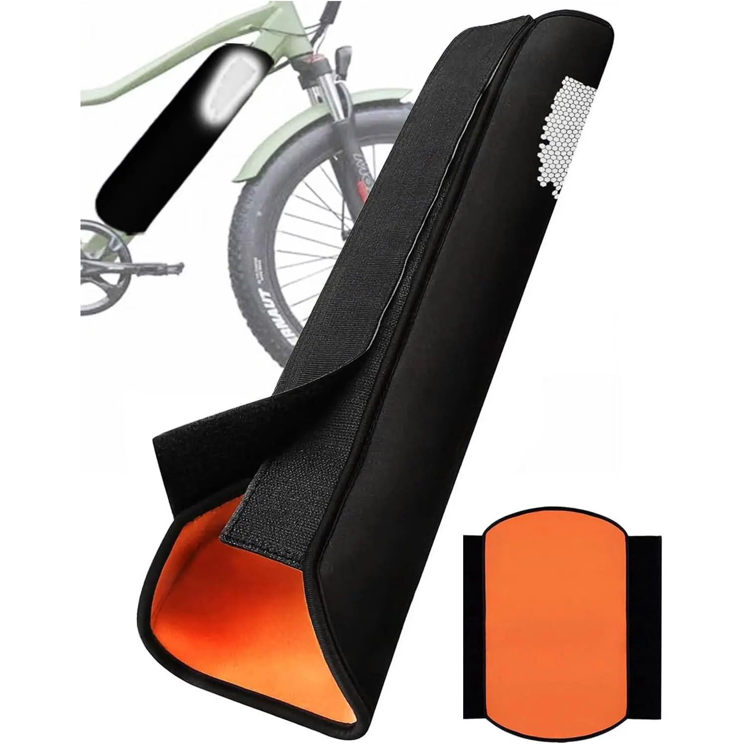 EBike  Cover, (11.8-15.8in circumference) Reflective  Protective E- at Night,  Thermal Cover   Bag