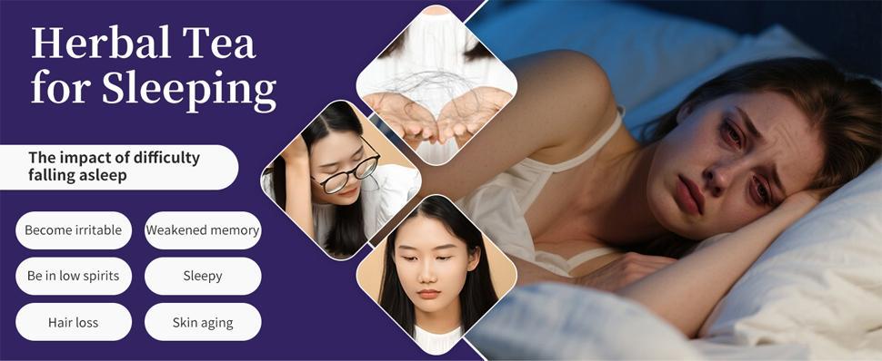 JuXingPu Suanzaoren Fulung and Lily Tea - Contains Sour Jujube Seeds Mulberry Lily Poria Red Dates Double-Petal Red Rose Gardenia Flower for Health Benefits from China