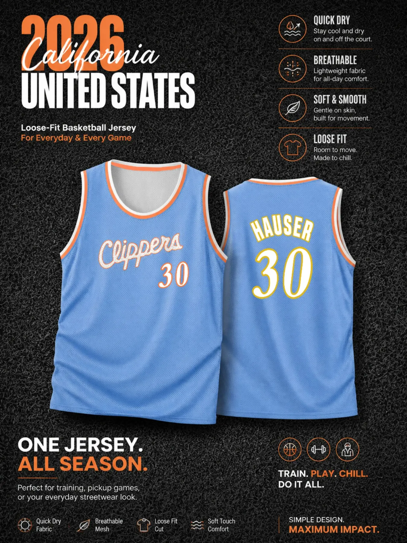 Men's Sleeveless Basketball Jersey, Sporty Training Tank Top, Ideal for Games, Workouts, Gym, Outdoor Sports, Perfect for Basketball Fans