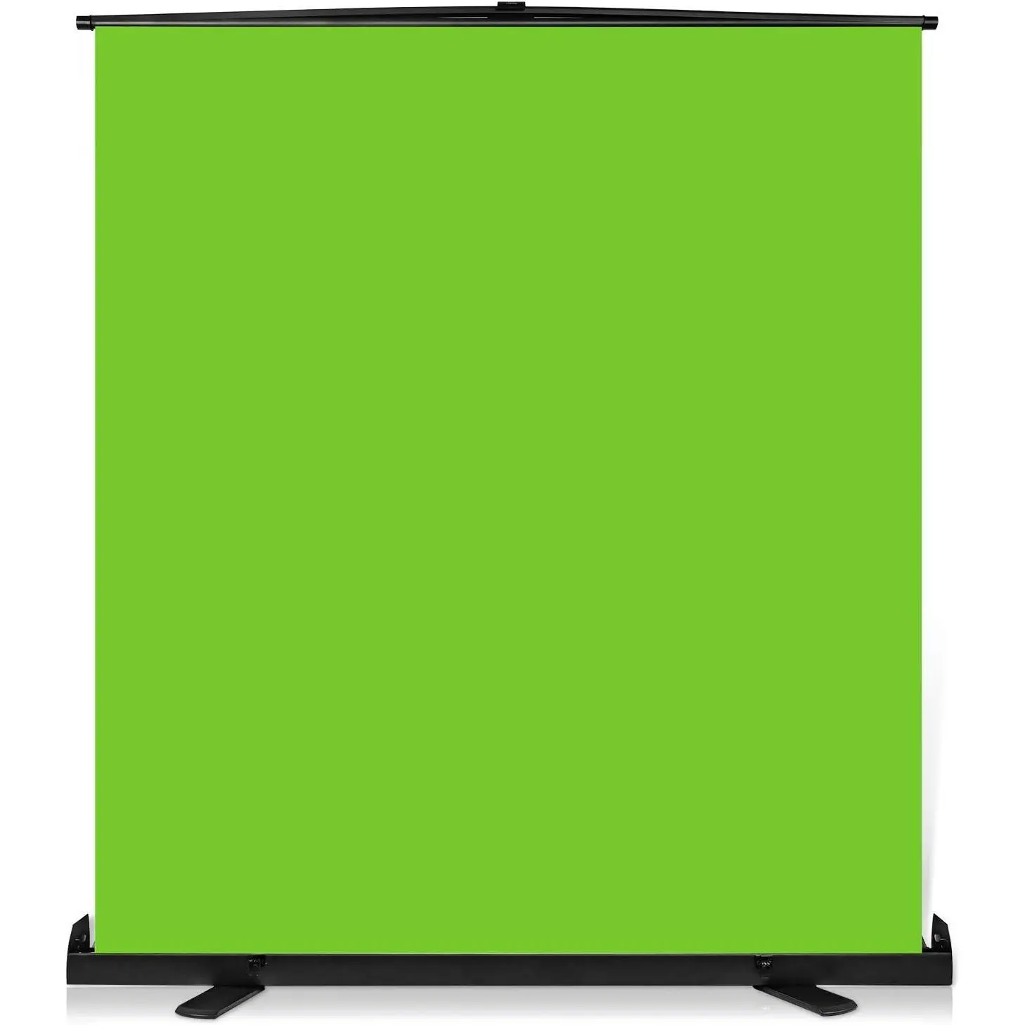 Collapsible Green Screen Backdrop (73.2x77.5in/180x196cm) - Polyester Wrinkle-Resistant, Aluminum Frame, Portable Pull-Up Base, Easy-Setup Camera Accessories for Video Studio, Live Gaming