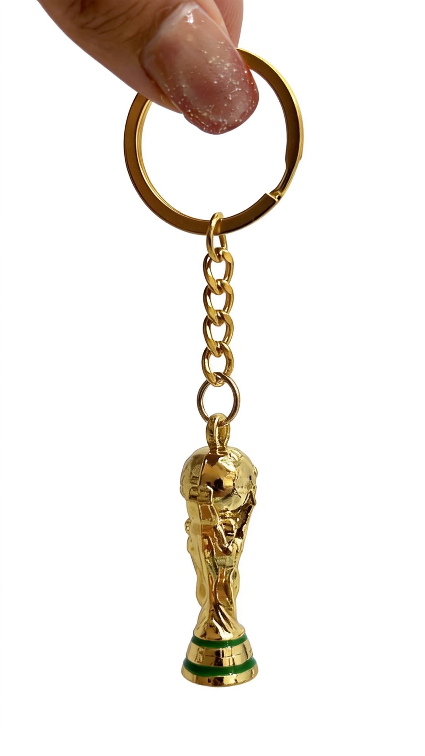 2026 USA-Canada-Mexico Soccer Trophy Keychain Set |   Premium Sports Fan Accessories