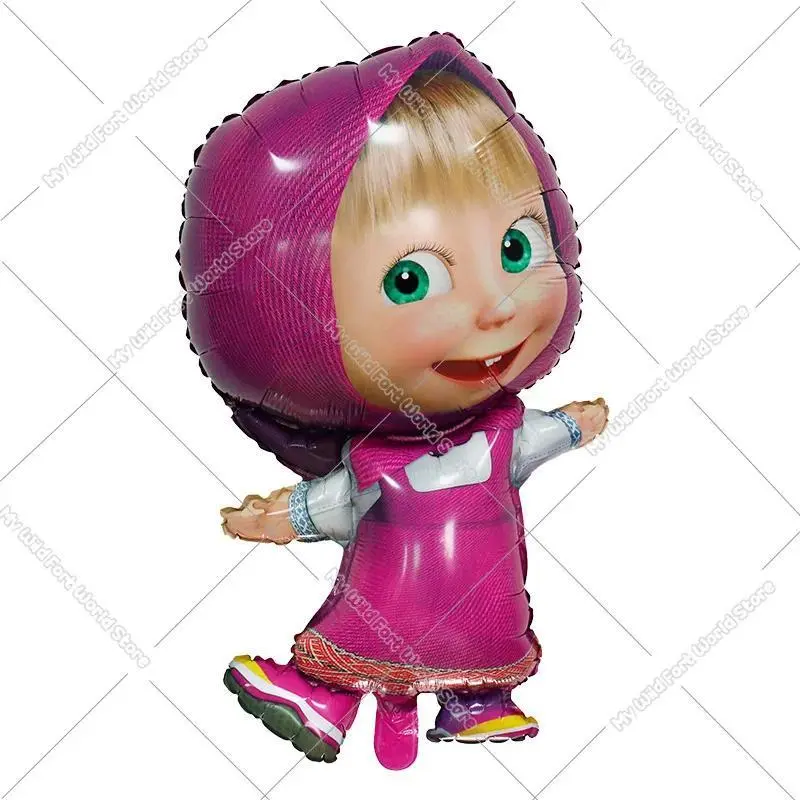 Masha and The Bear Birthday Balloons Decoration Number Bowknot Heart Ballons Set Girl Boy Party Supplies Kids Birthday Favors Masha and The Bear Birthday Balloons Decoration Number Bowknot Heart Ballons Set Girl Boy Party Supplies Kids Birthday Favors