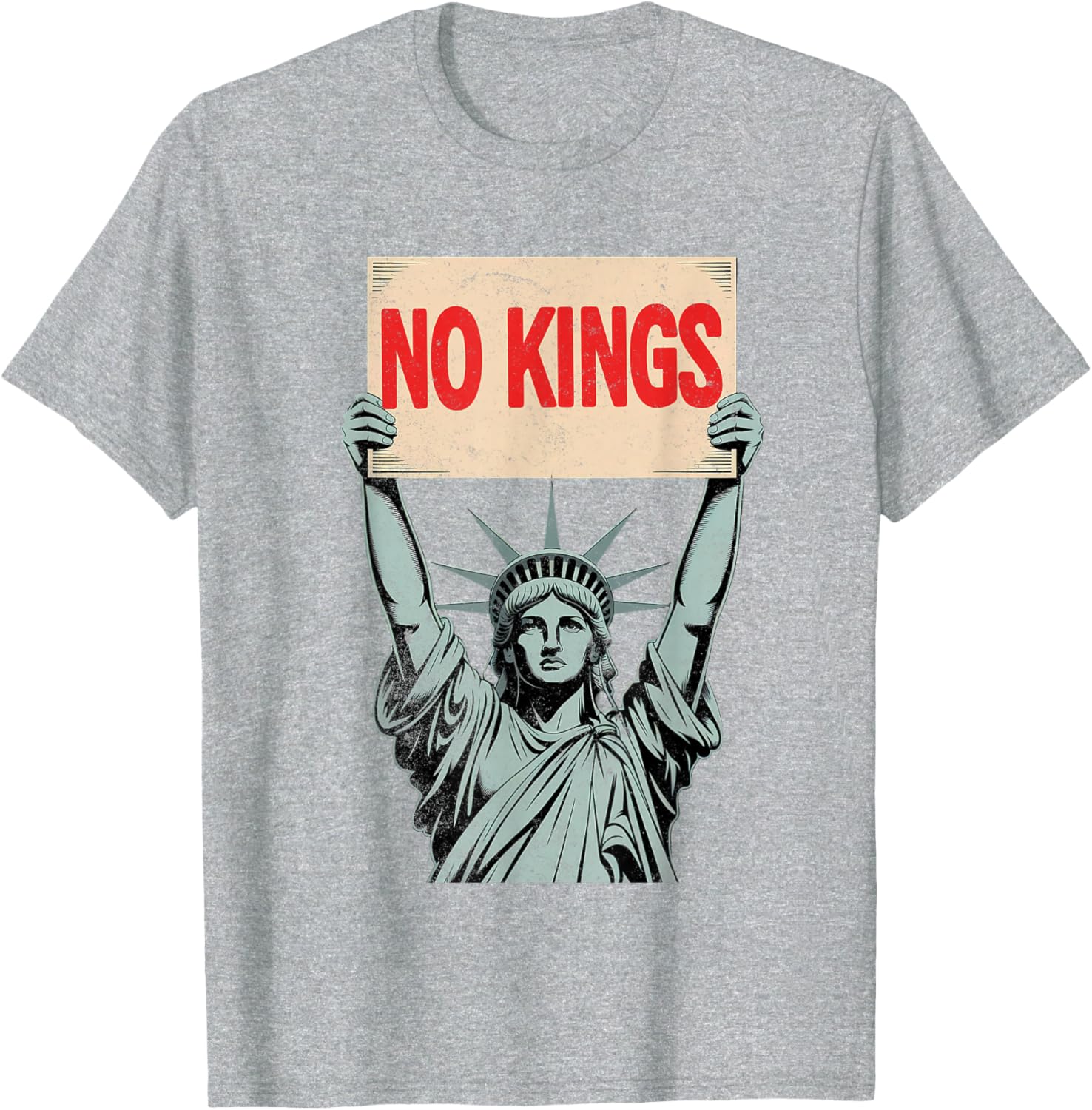No Kings Statue of Liberty Resist T-Shirt