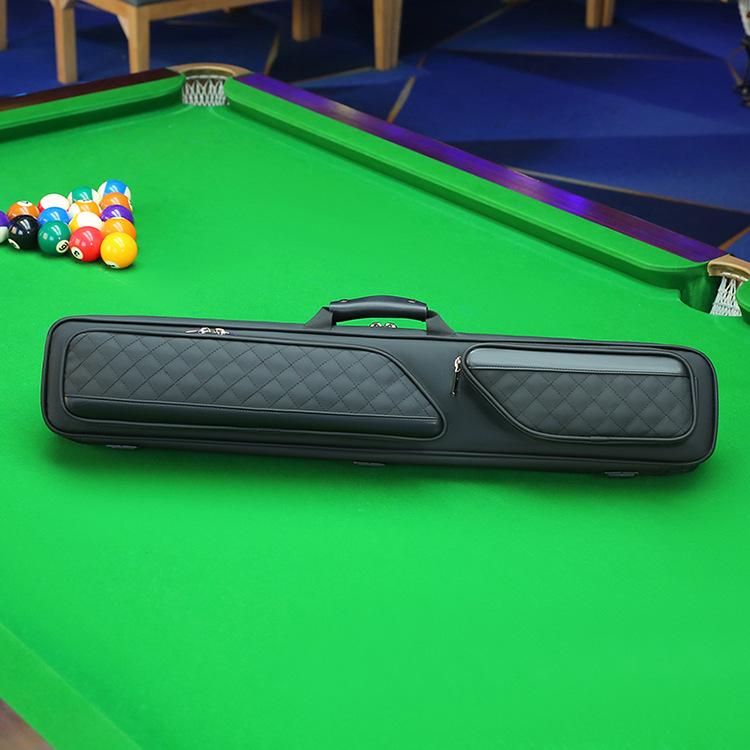 1/2 Billiard Cue Bag with Waterproof Cover, Nine-Ball 7-Hole Large Capacity Barrel Cue Bag, Stylish Billiard Cue Bag