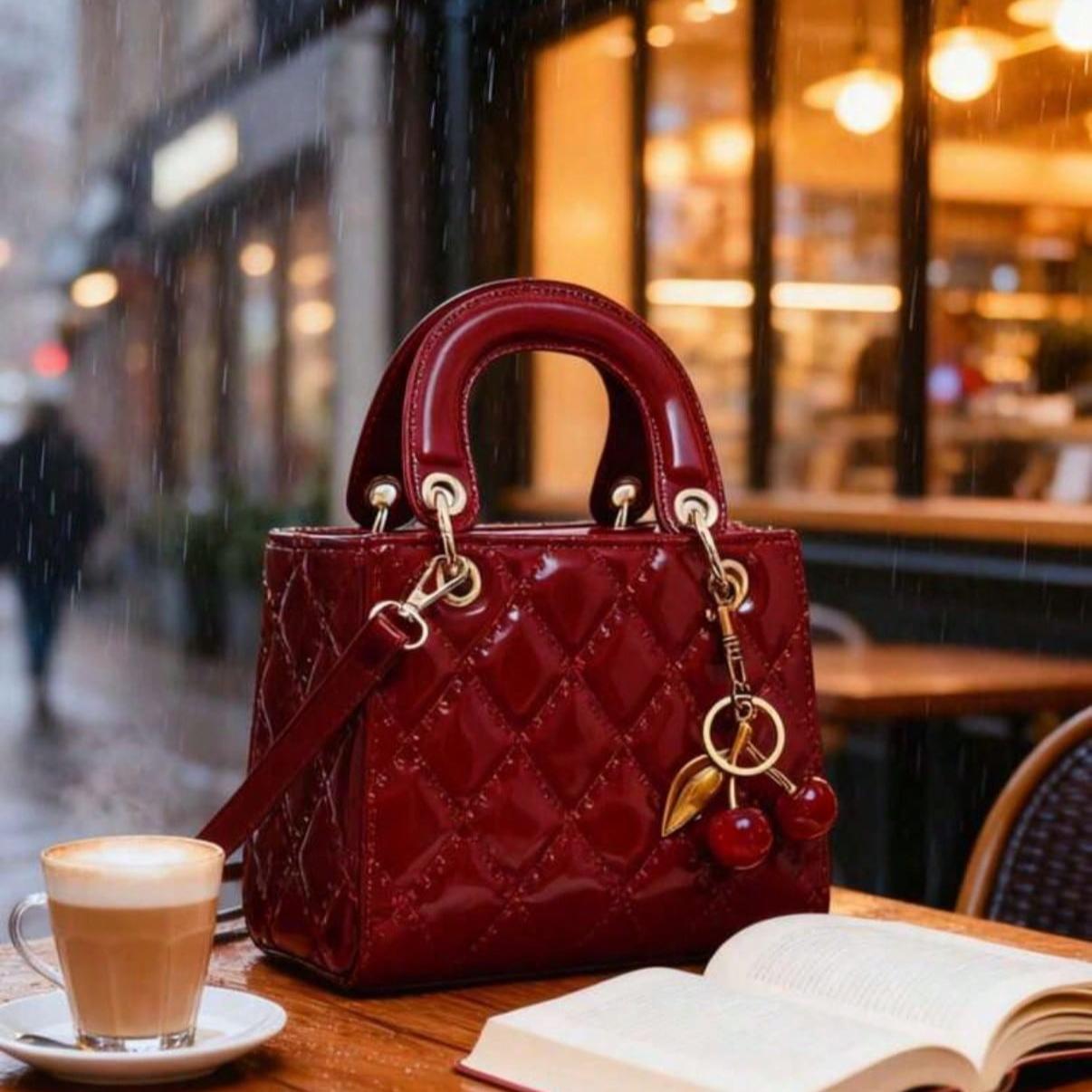 New Arrival Petite & Elegant High-End Tote Bag For Women, Fashionable & Lightweight, Best Selling New Style, Diamond Embroidery Handbag, Satchel & Shoulder Bag, Suitable For Spring/Summer Vacation, Campus Life, Daily Commute, Christmas Gift, Party &