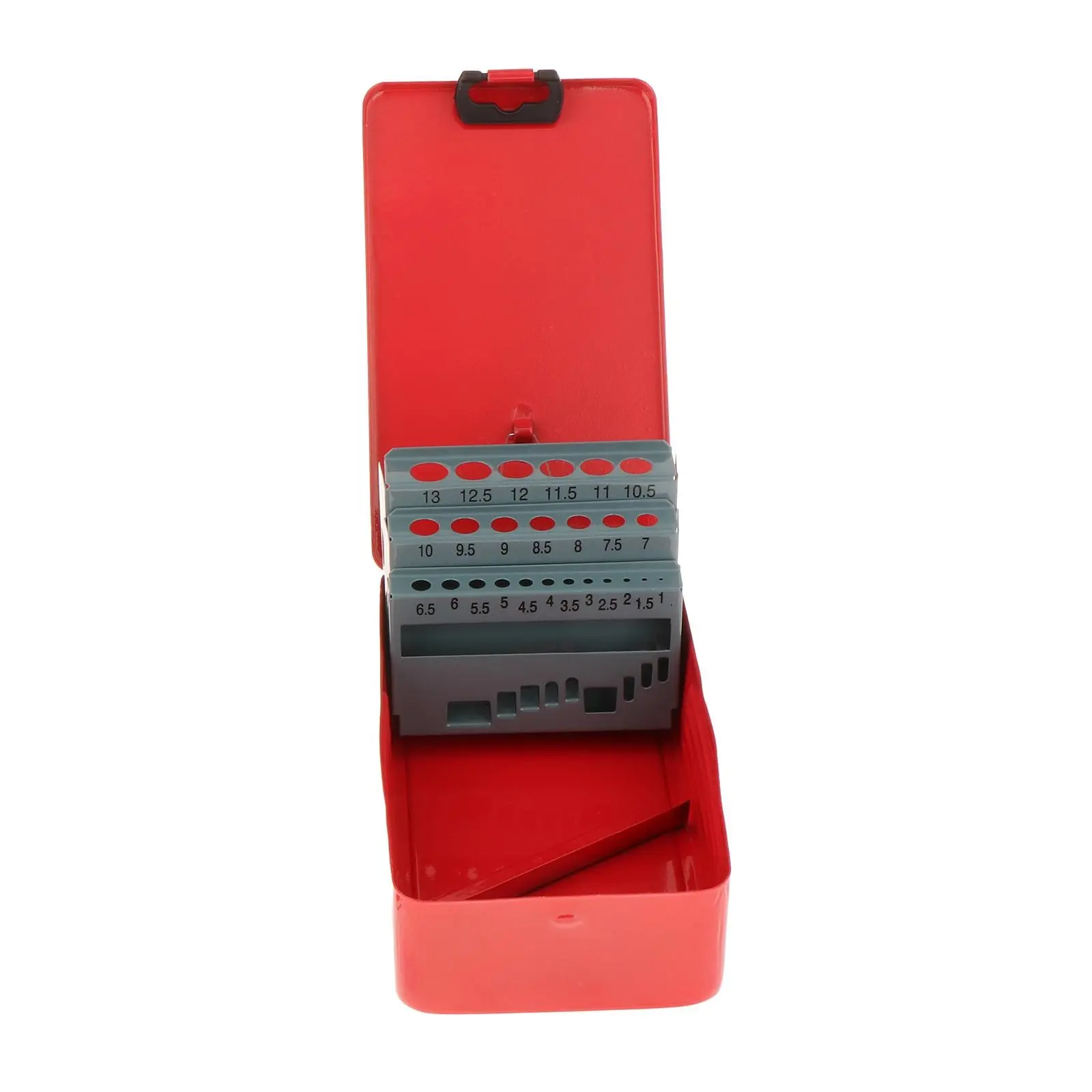 Professional Iron Twist Drill Bit Storage Box, Convenient and Practical, 25-Slot Drill Bit Holder, Ideal for Organizing Tools, Drill Bit Organizer