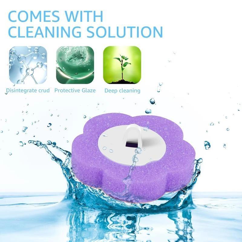 Disposable toilet brush replacement heads, 6 packs/12 packs, three-layer sponge brush head, suitable for bathroom cleaning, a household essential, convenient and efficient.