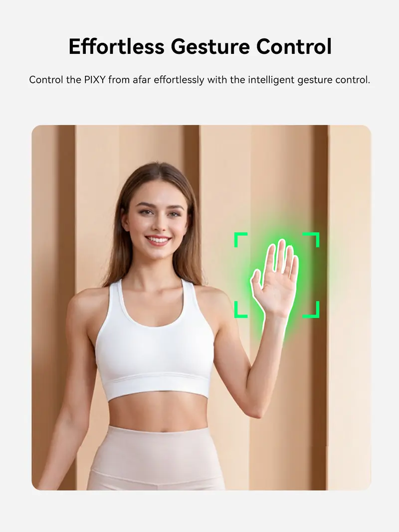 EMEET PIXY Wired 4K AI PTZ Webcam - AI-Powered, 0.2s PDAF Autofocus, 1/2.55'' Sensor, 3 Mics, Privacy Mode, Gesture Control, Audio-Enabled for Streaming/Vlogging, PC Accessories, Switch Gaming/OBS Use