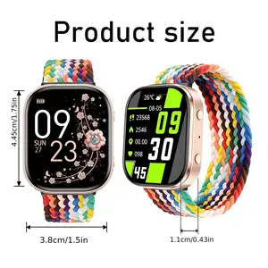 2026 new smart watch, outdoor swimming wear, equipped with a variety of sports modes, can control music playback. Custom dial wallpaper, real-time weather updates, multi-function compatible with iPhone and Android. Father's Day heart rate monitoring