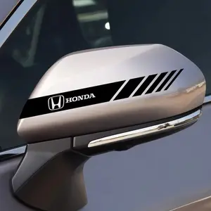 Car Styling High-quality Rearview Mirror Anti-Rub Protection Decor Stickers For Honda Mugen Accord Civic Vezel Jazz City HRV