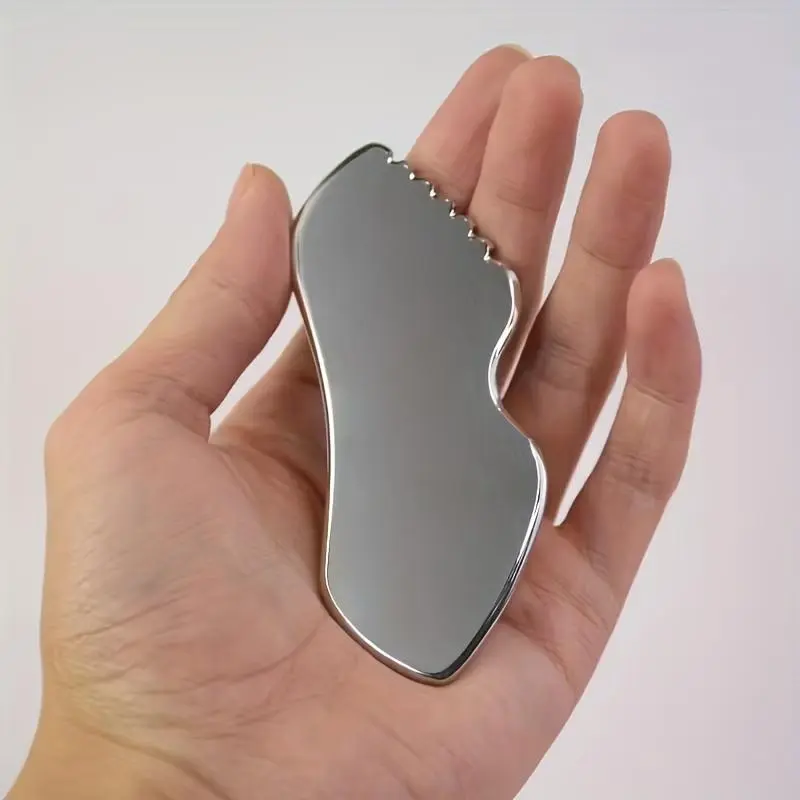 High-quality Stainless Steel Facial Massage Scraper for Women and Men, Designed to Unblock Acupoints, Lift the Face, and Shoulder and Neck Fatigue. Suitable for Use in Beauty Salons and for Personal Care at Home. A Great Christmas Gift for Best