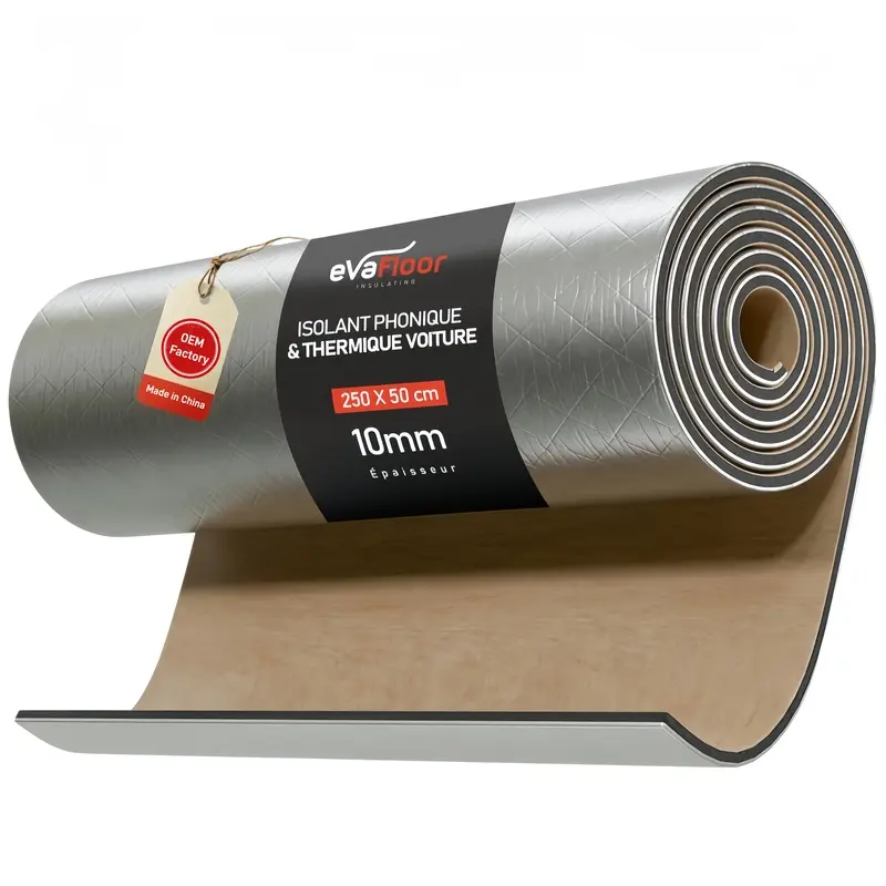 250cm/98.43inch Automotive Engine Hood Sound Deadening Panel - Thermal Insulation Material with Adhesive, 10mm Thick, Suitable for Universal Car and Truck Engine Hood Insulation, Noise Reduction, and Heat Retention, Stylish Black | Thermal Insulation