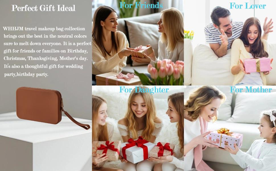 Large Silicone Multifunctional Essential Bag Portable Travel Makeup Bag for Women Men Cards Cash Bag Zipper Pouch (Light Green)