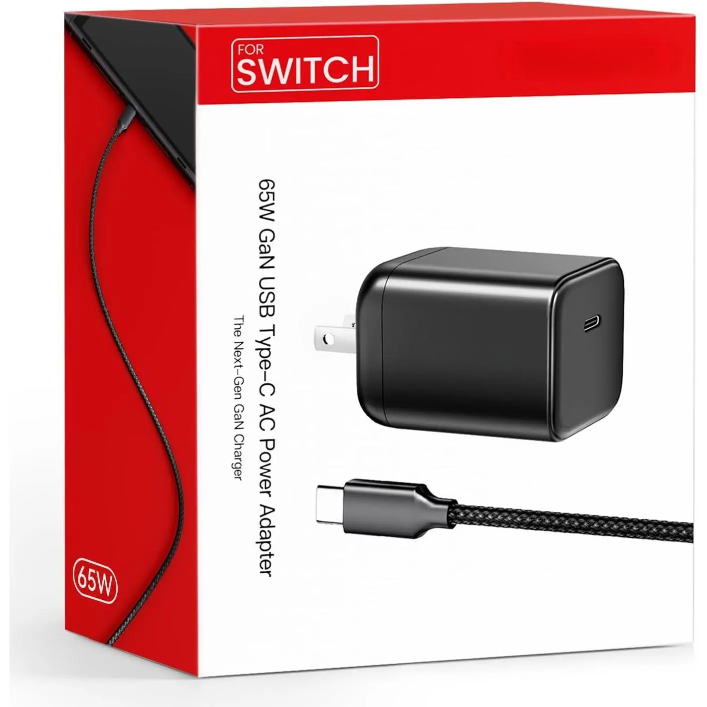 2 Charger 65W AC Power Adapter for  2, Foldable Plug, 5FT USB , 4K TV Dock Supported, PD 3.0   (20V/3A),  for OEM  2, for Steam Deck Charger