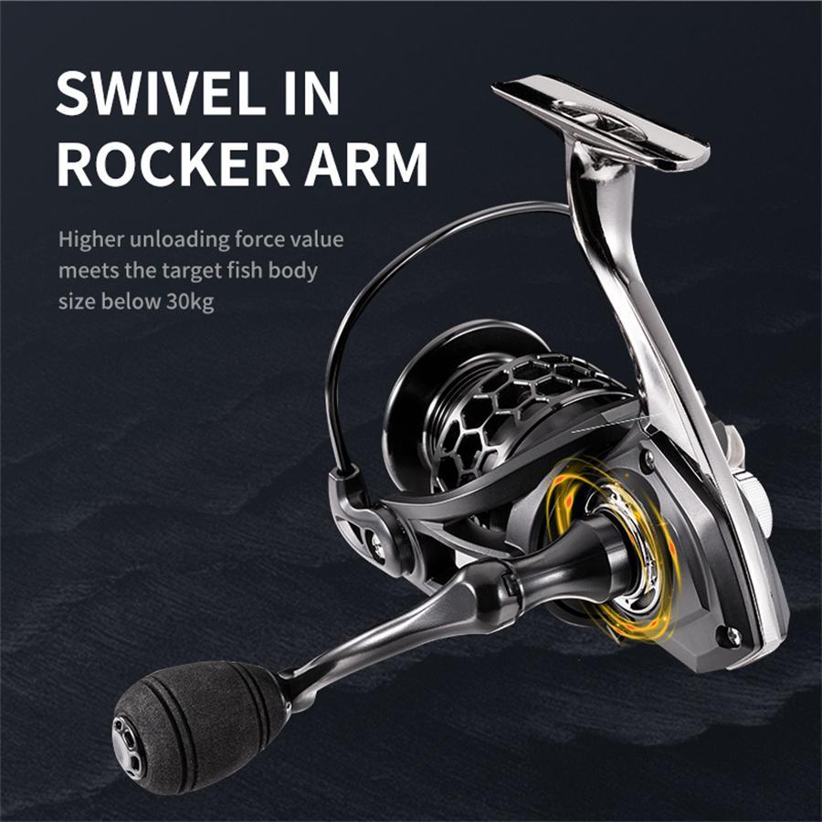GTA-II Super Smooth Lightweight Spinning Fishing Reel, Ideal for Freshwater and Saltwater Fishing, Essential Gear for Anglers, Fishing Equipment