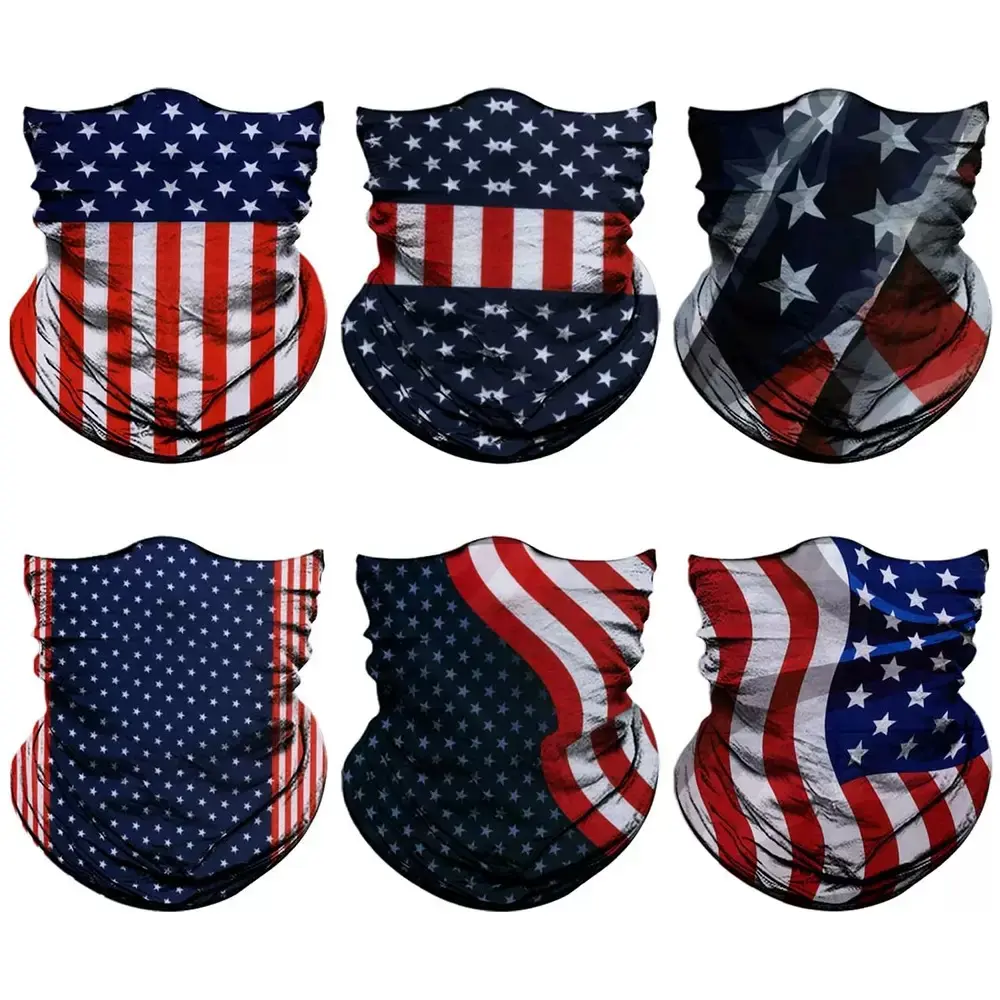 6-Pack Seamless Magic Headbands for Men and Women, Seamless Widened Hair Ties, Carnival Face Masks, Scarf Face Masks, Cycling Face Masks, Headbands, Ski Face Masks, Headwear, Suitable for Various Outdoor Sports, Hiking, Running, Cycling