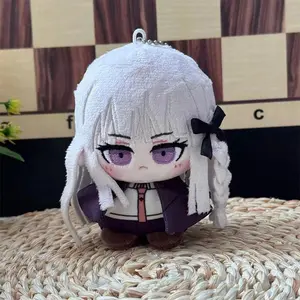 Anime Game Danganronpa3 Kokichi Oma Kawaii Cosplay Cotton Dango Doll Keychain Pendant Plushie Mini Keyring Toy Figures Fans Gift