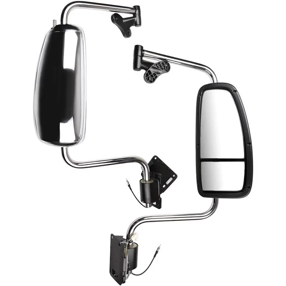 SCITOO Rearview Mirrors,Truck Back Mirror,Car Mirrors For International 9200 9400i 9900i 1997-2010 with Power Operation, Heated, Chrome Housing