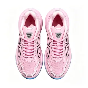 2026 Trendy Stitched Patchwork Platform Trainers All Day Wear Walking Running Sneakers
