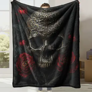This ultra-soft blanket is pill-resistant and suitable for all seasons. It can be used on beds, sofas, offices, and other places. It is comfortable and warm, and is suitable for travel, camping, and home décor. It is machine washable and will not shrink,