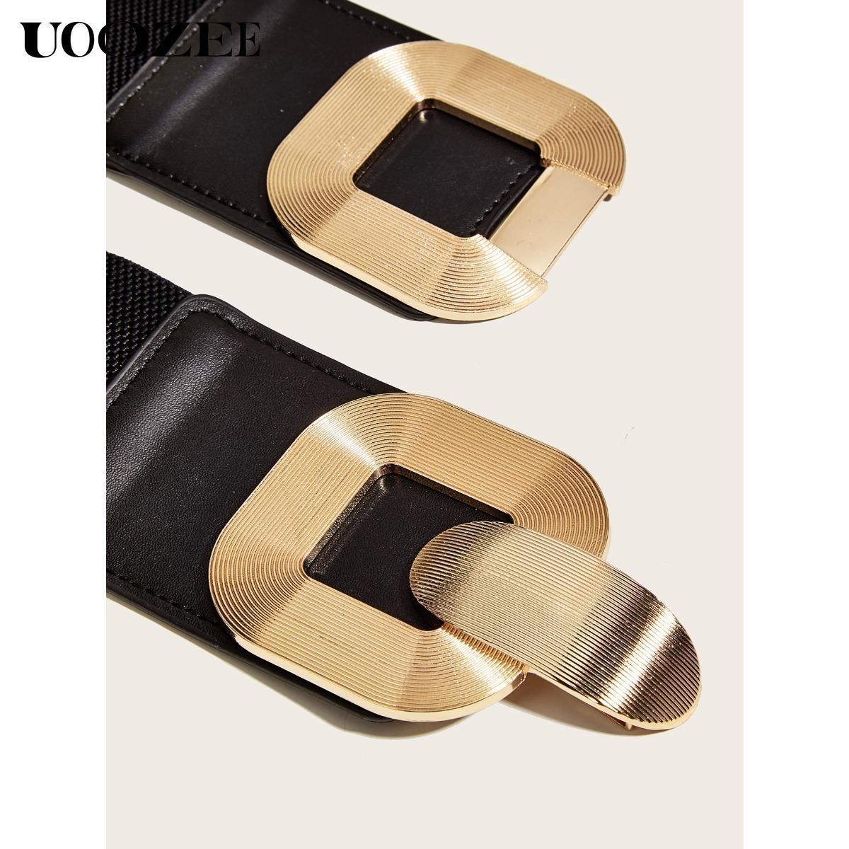 UOOZEE-LIVE Women's Fashionable European and American style belt for women to decorate coats and dresses, belts to tighten waist, elastic waistband for suits