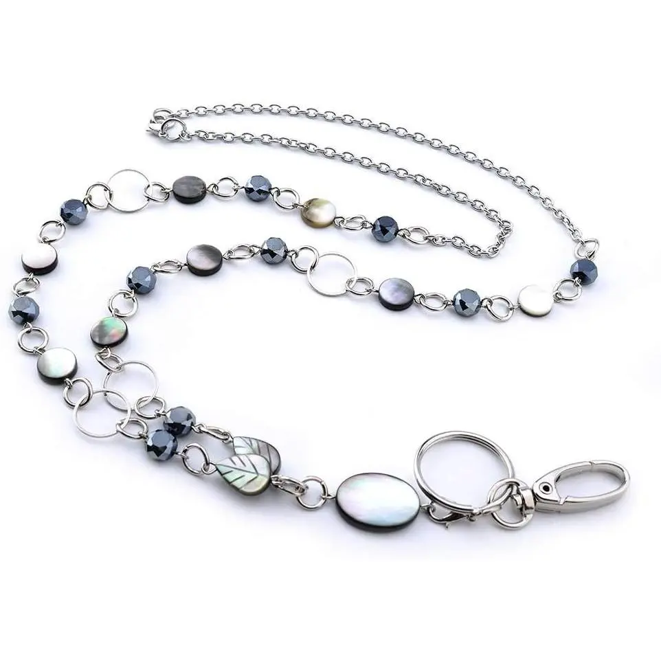 Badge Lanyards ID Necklaces ID Badge Holder for nurses and other OL Stainless steel chain