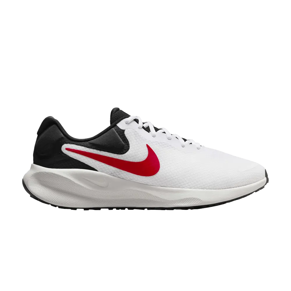 Nike Revolution 7 'White Black Fire Red' (Unisex) White/Black/Photon Dust/Fire Red running shoes FB2207 102