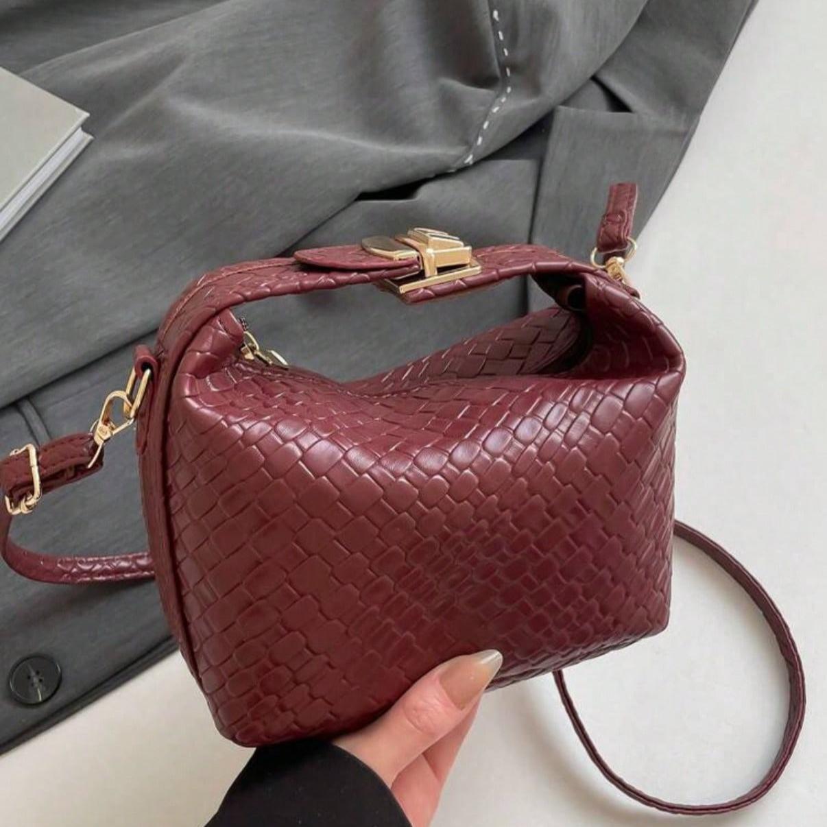 French High-End Woven Handbag For Women New Style Western-Style Dumpling Bag Niche Texture Commuting Bag Versatile Crossbody Bag Shoulder Bag