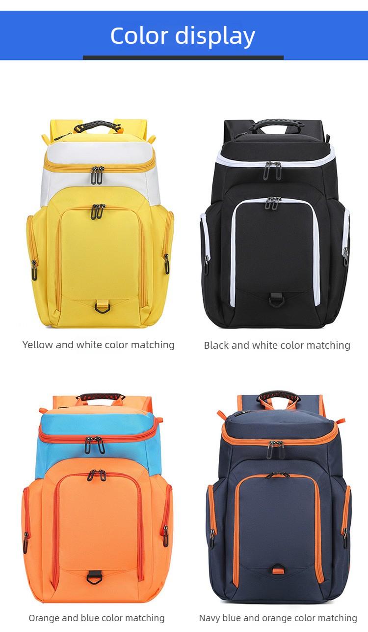Shoulder basketball bag storage large capacity multi-function student special sports training backpack men's travel logo