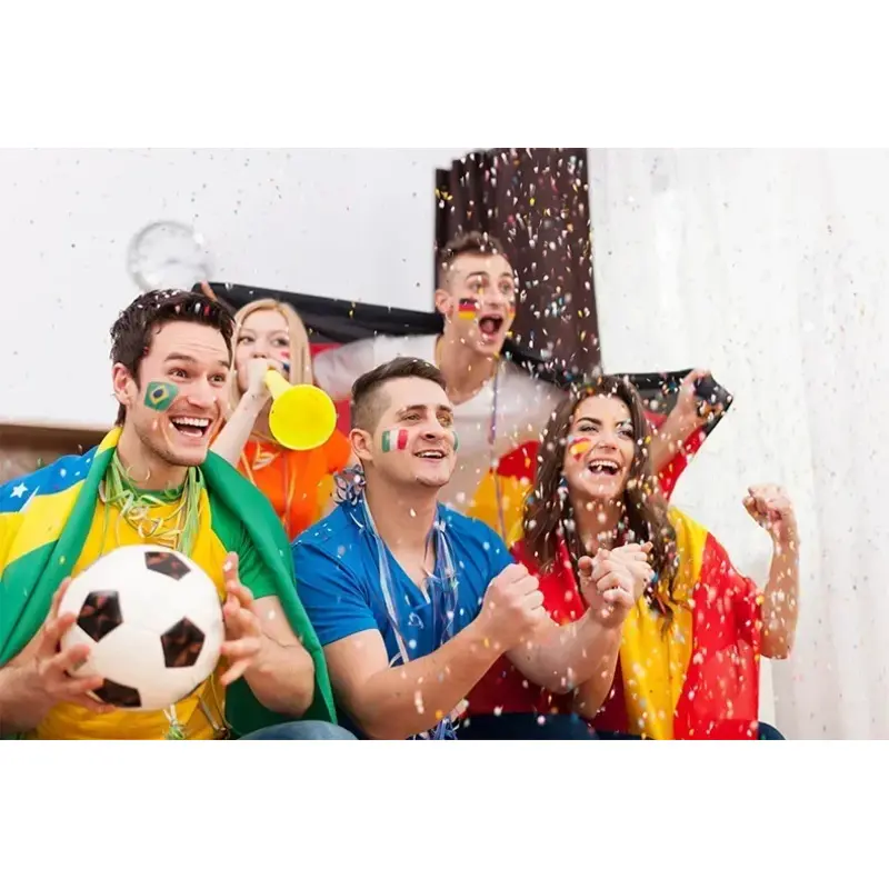 5 sets/10 national flag tattoo stickers, temporary stickers for fans' parties of world football, national flags, marathon events, etc