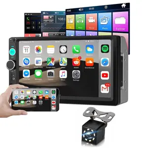7 Inch Dual Core Full Screen Touch Car Mp5 Player, Universal Automotive Multimedia Audio Video Playback Host, Abs Enclosure Material